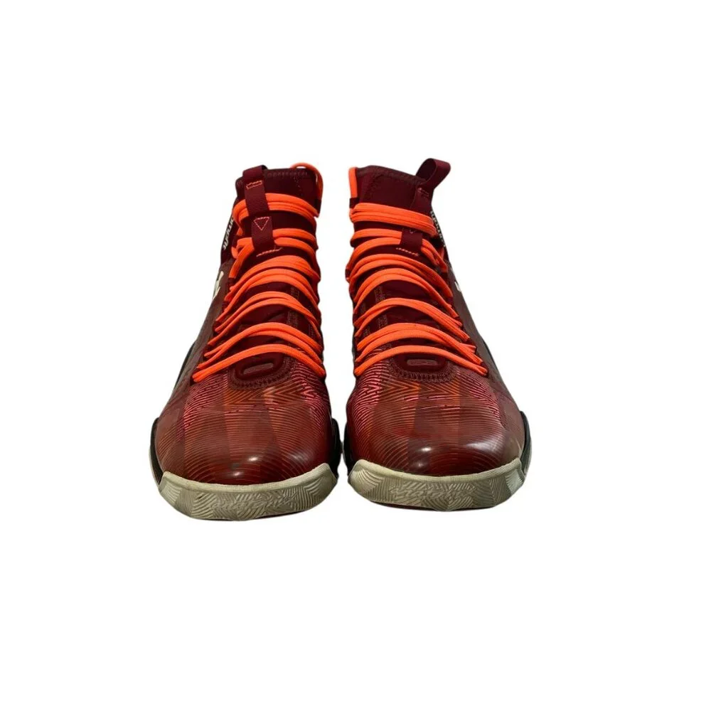 Under‎ Armour Micro G Pro Basketball High Top Ankle Support Shoes Mens 14 Red